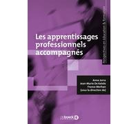Les apprentissages professionnels accompagnés 2017 - Anne Jorro - De Boeck Supérieur - broché - Essai