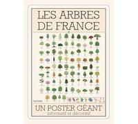 Les arbres de France: Un poster géant informatif et décoratif