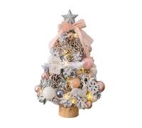 Les arbres de Noël charmants avec lumières créent des atmosphères festives en quelques minutes. Idéal pour les décorations de table ou d'étagère