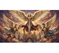 Les Archanges Puzzle 1000 Pièces Adultes Et Enfants,Premium,Carton,Jeu Éducatif,Déco Murale, Dès 14 Ans,Casse-tête,Défi,Anti-Stress,Détente 38x26cm