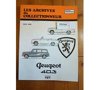 Les archives du collectionneur Revue Technique Automobile, N° 21: Peugeot 403