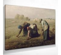 Les arêtes Jean-François Millet, grand tableau imprimé sur toile de haute qualité, fine art, encadré prêt à accrocher bsa28-50x70 cm