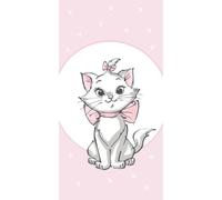 Les Aristochats - Marie - Serviette De Plage 100% Coton - 70x140cm