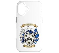 Les Armoiries de la Famille Jackson et l'histoire du nom de Famille Coque pour iPhone 16