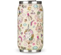 Les Artistes Paris - Gourde isotherme Canette Licorne A-4202 - Sans BPA - Ivoire 280 ml