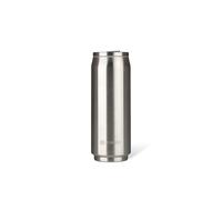 LES ARTISTES Paris A-1861, Canette Isotherme, Thermos 500 ML, Gourde Isotherme sans BPA, Réutilisable, Bec verseur Rabattable avec Paille, Acier Inoxydable, Design Stainless Steel