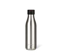 LES ARTISTES Paris A-1960 Bottle'Up, 500 ml, Gourde isotherme sans BPA, Réutilisable, Garde au chaud 12h et au froid 24h, Acier Inoxydable, Design Metallic argent