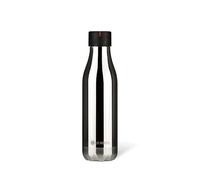LES ARTISTES Paris A-1972 Bottle'Up, 500 ml, Gourde isotherme sans BPA, Réutilisable, Garde au chaud 12h et au froid 24h, Acier Inoxydable, Design Crystal Silver