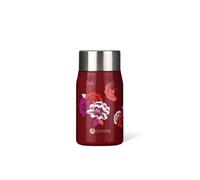 LES ARTISTES Paris A-2312 Boite alimentaire isotherme et cuillere, 700 ml, Lunch box isotherme sans BPA, Réutilisable, Pour Ecole, Bureau, Camping, Sport, Acier Inoxydable, Asian Vibe