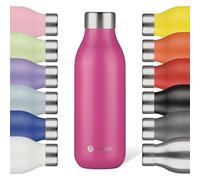 LES ARTISTES Paris A-2384 Bottle'Up 2.0, 500 ml, Gourde isotherme sans BPA, Réutilisable, Garde au chaud 12h et au froid 24h, Légère, Acier Inoxydable, Design Hollywood