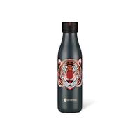 LES ARTISTES Paris A-4264 Bottle'Up, Thermos 500 ml, Gourde isotherme sans BPA, Réutilisable, Garde au chaud 12h et au froid 24h, Acier Inoxydable, Design Tiger