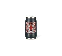LES ARTISTES Paris A-4265, Canette isotherme, Thermos 280 ml, Gourde isotherme sans BPA, Réutilisable, Bec verseur rabattable avec paille, Acier Inoxydable, Design Tiger