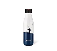 LES ARTISTES Paris A-4274 Bottle'Up, 500 ml, Gourde isotherme sans BPA, Réutilisable, Garde au chaud 12h et au froid 24h, Acier Inoxydable, Design Snow