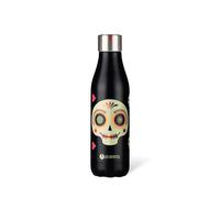 LES ARTISTES Paris A-4299 Bottle'Up, 500 ml, Gourde isotherme sans BPA, Réutilisable, Garde au chaud 12h et au froid 24h, Acier Inoxydable, Design Sugar Skull