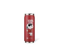 LES ARTISTES Paris A-4388, Canette isotherme, 500 ml, Gourde isotherme sans BPA, Réutilisable, Bec verseur rabattable avec paille, Acier Inoxydable, Design Cool Snoopy