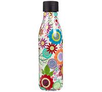 LES ARTISTES Paris A-6528 Bottle'Up, Thermos 500 ml, Gourde isotherme sans BPA, Réutilisable, Garde au chaud 12h et au froid 24h, Acier Inoxydable, Design Eden