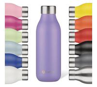 LES ARTISTES Paris A-6919 Bottle'Up 2.0, 500 ml, Gourde isotherme sans BPA, Réutilisable, Garde au chaud 12h et au froid 24h, Légère, Acier Inoxydable, Design Twilight