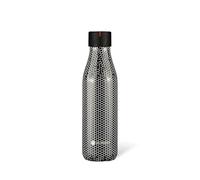 LES ARTISTES Paris A-8137 Bottle'Up, 500 ml, Gourde isotherme sans BPA, Réutilisable, Garde au chaud 12h et au froid 24h, Acier Inoxydable, Design Metal texture