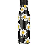 LES ARTISTES Paris A-8164 Bottle'Up, Thermos 500 ml, Gourde isotherme sans BPA, Réutilisable, Garde au chaud 12h et au froid 24h, Acier Inoxydable, Design Daisy