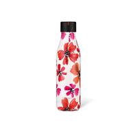 LES ARTISTES Paris A-8175 Bottle'Up, 500 ml, Gourde isotherme sans BPA, Réutilisable, Garde au chaud 12h et au froid 24h, Acier Inoxydable, Design Petals