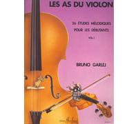 Méthodes et pédagogie LEMOINE GARLEJ B./ GONZALES J.F. - LES AS DU VIOLON VOL.1 - VIOLON, PIANO Violon