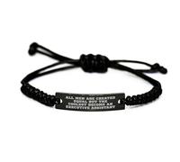 Les assistants exécutifs unis! Cadeaux de bracelet à corde drôle pour assistants exécutifs, cadeaux uniques de Noël parfaits du patron ou du manager à des professionnels ambitieux, petit, nylon, pas