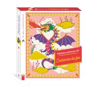 Les ateliers de Mathilde Bourgon - peinture 3D Créatures du feu - boite avec accessoires