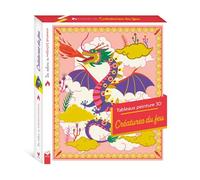 Les ateliers de Mathilde Bourgon - peinture 3D Créatures du feu - boite avec accessoires - - Mathilde Bourgon - Deux Coqs D'or - Jeux livres objets