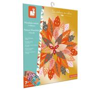 Janod - Les Ateliers du Calme - 3 Mandalas Nature - Tableaux à Composer Façon Mandala - Kit Loisir Créatif Enfant - Apprentissage Motricité Fine et Concentration - Dès 7 ans - J07755