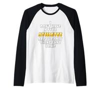 Les athlètes sont la Seule Chose Que J'aime Manche Raglan