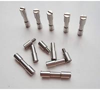 Les attaches de couteau d'acier inoxydable d'EDC, les couteliers fournissent 10 paquets de vis de Corby, rivets d'attache de poignée de DIY, vis d'arbre de couteau (Acier inoxydable, 0.2")