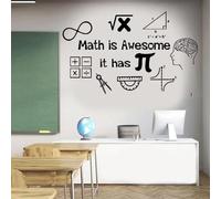 Les autocollants muraux mathématiques sont géniaux, autocollants muraux pour salle de classe/dortoir, cadeaux pour professeurs de mathématiques, autocollants mathématiques