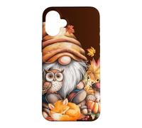 Les Automnes laissent Animaux et Gnomes Coque pour iPhone 16 Plus