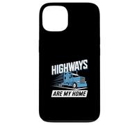 Les autoroutes, C'est ma Maison, ma Vie de Camionneur Coque pour iPhone 13