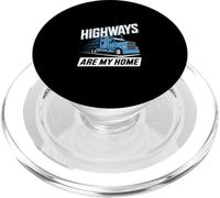Les autoroutes, C'est ma Maison, ma Vie de Camionneur PopSockets PopGrip pour MagSafe