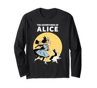 Les Aventures d'Alice et du Lapin Blanc Monde Fantastique Manche Longue