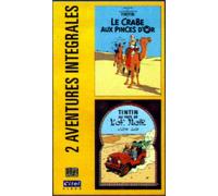 Les Aventures de Tintin : Le Crabe aux pinces d'or / Au pays de l'or noir [VHS]