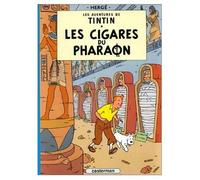 Les Aventures de Tintin / Les Cigares du Pharaon (French edition of the Cigars of the Pharaoh) / Book and DVD Package by Herge (2000) Hardcover