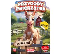 Les aventures des animaux de la ferme avec des autocollants (Buch auf Polnisch)