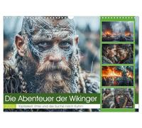 Les aventures des Vikings, Version française (Calendrier mural 2026 DIN A3 portrait), Calendrier CALVENDO mensuel