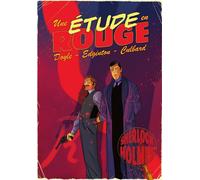 Les aventures illustrées de Sherlock Holmes - Une étude en Rouge - EDGINTON-I+CULBARD-I - Akileos Eds - broché - Bande dessinée