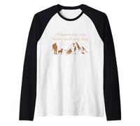 Les Aventures sont Meilleures avec Mon Chien Manche Raglan