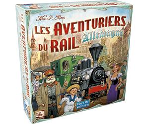 Les AVENTURIERS du Rail : Allemagne Fin 19ème - Version Française Spécifique - Jeu de Société pour Enfants dès 8 Ans - 2 à 5 Joueurs - 30 à 60 Min - Jeu de Stratégie - Days of Wonder