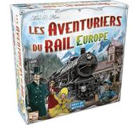 LES AVENTURIERS DU RAIL : EUROPE - Jeu de Base - Version Française - Unbox Now - Jeu de Société Famille pour Enfants dès 8 ans - 2 à 5 Joueurs - Jeu de Stratégie - Compatible Alexa - Days of Wonder