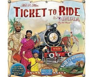 Les AVENTURIERS du Rail : Extensions Inde + Suisse - Version Française | Jeu de Société pour Enfants dès 8 Ans - 2 à 4 Joueurs - Jeu de Stratégie - Days of Wonder