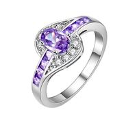 Les bagues toile image en forme de zircon cubique style solitaire bague de mariage, de fiançailles et d'anniversaire bagues de fiançailles empilables délicates bagues de fiançailles et de promesse de