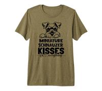 Les Baisers du Schnauzer Nain réparent Tout T-Shirt Haut de Gamme