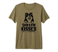 Les Baisers Sheltie réparent Tout T-Shirt Haut de Gamme