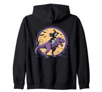 Les balais sont pour Les Amateurs sorcière équitation Dinosaure sorcière Halloween Sweat à Capuche