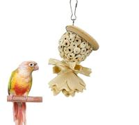 Les balles avec jouets pour oiseaux et perroquets sont un jouet à brosse qui mâche une sûre et saine, qui soulage l'ennui et le plaisir secret de se déchirer
